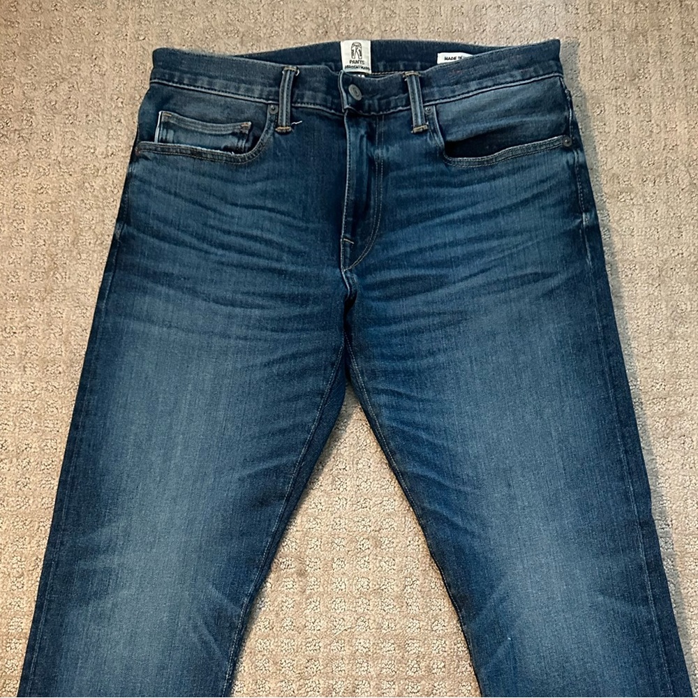 AS NEW Hiroshi Kato Pen Slim Stretch Selvedge 10.5oz Neil Wash Denim Jeans sz 31 - Picture 2 of 11